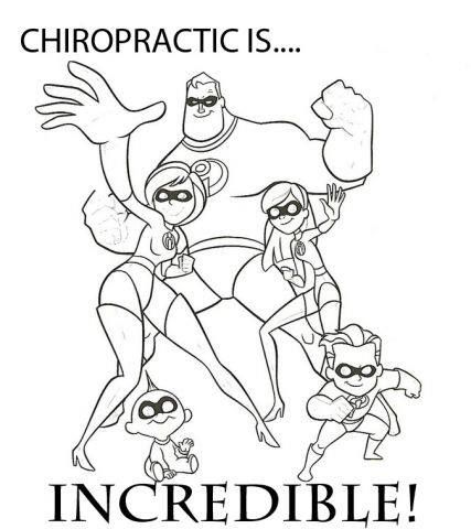 chiropractic coloring for kids